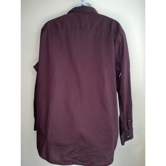 Croft & Barrow Mens Purple Button Up Shirt size XL Extra Large Long Sleeves - Picture 6 of 6